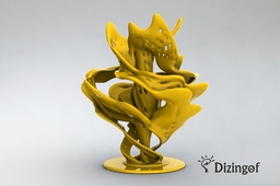 Borromean Vase - Math Art by @Dizingof