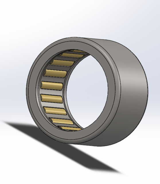 Needle roller bearing 3D CAD Model Library GrabCAD
