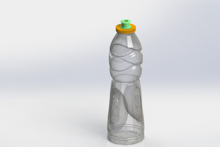 Botella Gatorade - SOLIDWORKS - 3D CAD model - GrabCAD