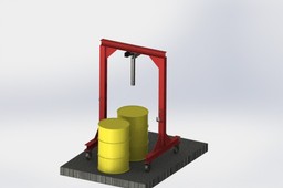 1000 gal tank stand