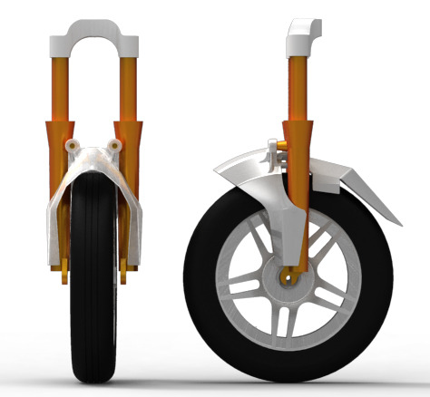 EXOBIKE FRONT FENDER #1