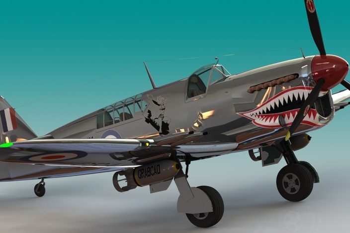 Fairey Firefly aeroplane WW2