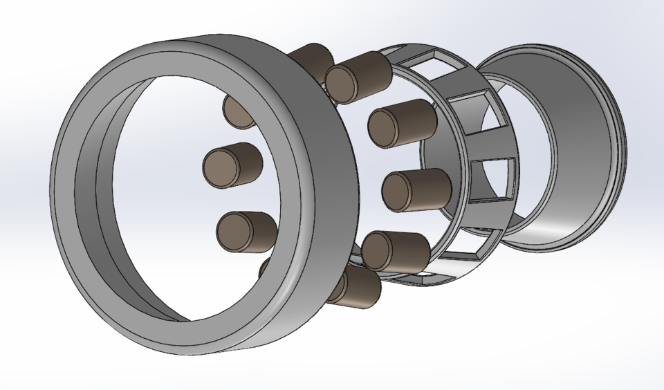 Tapered Roller Bearing 3D CAD Model Library GrabCAD
