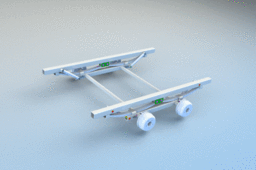 Trailer suspension chassis (tikitreiler) version 2