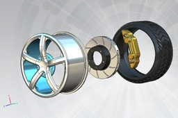 19" Wheel (Tyre Alloy Brake)