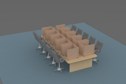Partition stand