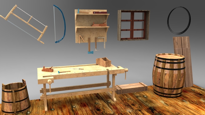 old carpenter's workshop