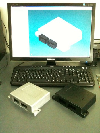 Aluminum CNG ECU case