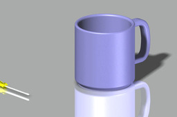 Mug, screwdriver and bishop