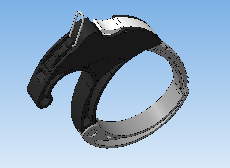 Hanging clamp for pipe