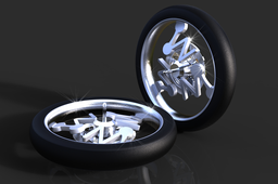 ZW3D motorcycle wheel