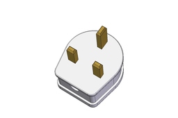 13A UK Mains Plug (Generic space-sample)