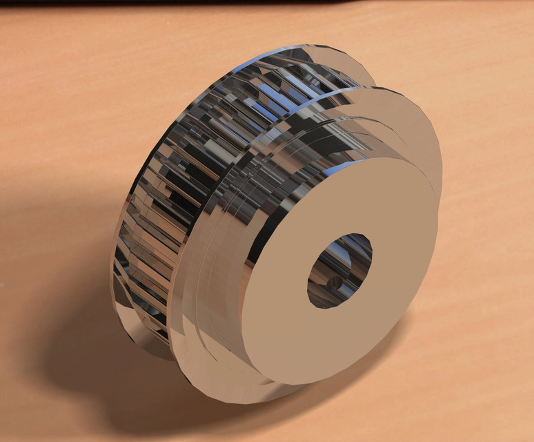 Timing pulley 3D CAD Model Library GrabCAD