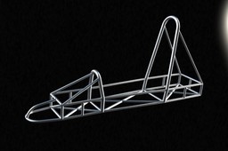 f1 wireframe chassis