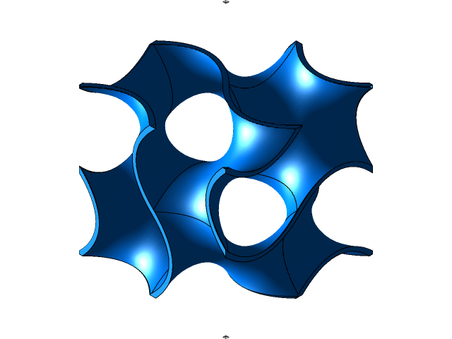 Gyroid 3D CAD Model Library GrabCAD