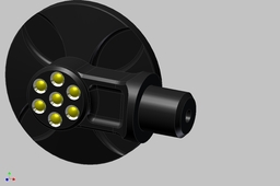 Motorcycle rearview mirror flashers