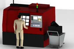 machine cnc lathe turning center