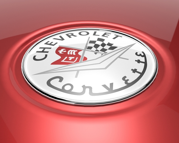 Corvette Logo Badge Retro