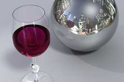 Wine Glass with Knot
