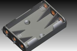 3 x AAA battery holder