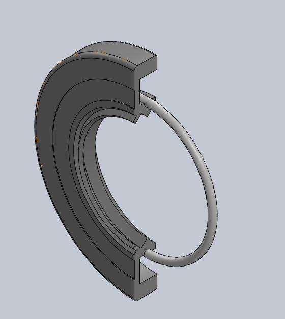 oil seal 0928332012 32x62x7 Suzuki GS750 3D CAD Model Library GrabCAD