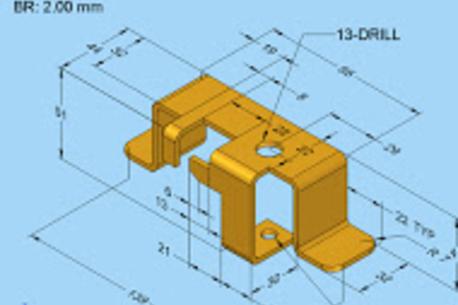 grabcad sheet metal drawing