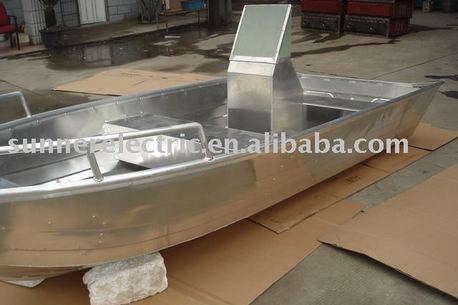 small aluminum fishing boat