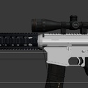 M4A1 3D Model with textures
